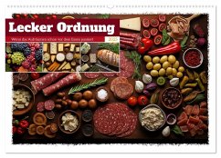 Lecker Ordnung (Wandkalender 2025 DIN A2 quer), CALVENDO Monatskalender - Calvendo;Waurick, Kerstin