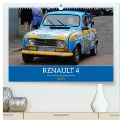Renault 4 - Kultfahrzeug und Wegbegleiter (hochwertiger Premium Wandkalender 2025 DIN A2 quer), Kunstdruck in Hochglanz - Calvendo;Bartruff, Thomas