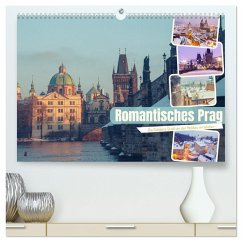 Romantisches Prag (hochwertiger Premium Wandkalender 2025 DIN A2 quer), Kunstdruck in Hochglanz - Calvendo;Drachenkind-Fotografie