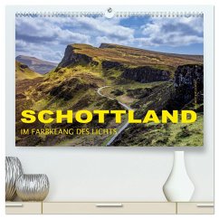 Schottland - Im Farbklang des Lichts (hochwertiger Premium Wandkalender 2025 DIN A2 quer), Kunstdruck in Hochglanz