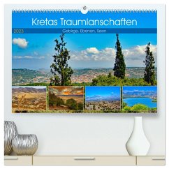 Kretas Traumlandschaften (hochwertiger Premium Wandkalender 2025 DIN A2 quer), Kunstdruck in Hochglanz