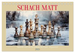 Schach Matt (Tischkalender 2025 DIN A5 quer), CALVENDO Monatskalender - Calvendo;Illgen, Cathrin