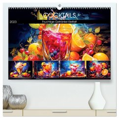 Cocktails. Fruchtige Getränke-Vielfalt (hochwertiger Premium Wandkalender 2025 DIN A2 quer), Kunstdruck in Hochglanz