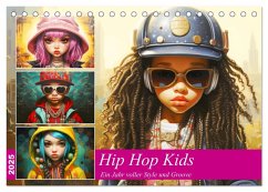 Hip Hop Kids. Ein Jahr voller Style und Groove (Tischkalender 2025 DIN A5 quer), CALVENDO Monatskalender