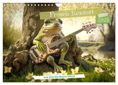 Frosch Konzert (Wandkalender 2025 DIN A4 quer), CALVENDO Monatskalender