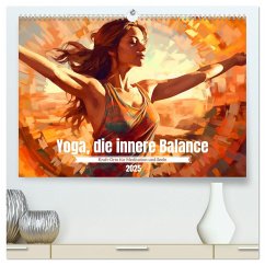 Yoga, die innere Balance (hochwertiger Premium Wandkalender 2025 DIN A2 quer), Kunstdruck in Hochglanz
