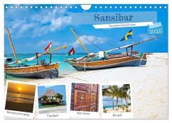 Sansibar - Tansanias Urlaubsinsel (Wandkalender 2025 DIN A4 quer), CALVENDO Monatskalender