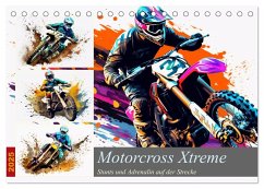 Motorcross Xtreme (Tischkalender 2025 DIN A5 quer), CALVENDO Monatskalender - Calvendo;Gierok-Latniak, Steffen