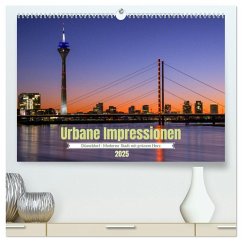 Urbane Impressionen. Düsseldorf - Moderne Stadt mit grünem Herz. (hochwertiger Premium Wandkalender 2025 DIN A2 quer), Kunstdruck in Hochglanz - Calvendo;Ludwig, Alexander