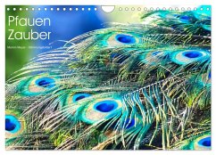 Pfauen Zauber (Wandkalender 2025 DIN A4 quer), CALVENDO Monatskalender