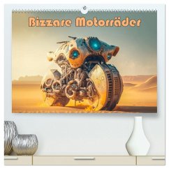 Bizzare Motorräder (hochwertiger Premium Wandkalender 2025 DIN A2 quer), Kunstdruck in Hochglanz