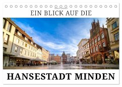 Ein Blick auf die Hansestadt Minden (Tischkalender 2025 DIN A5 quer), CALVENDO Monatskalender - Calvendo;W. Lambrecht, Markus