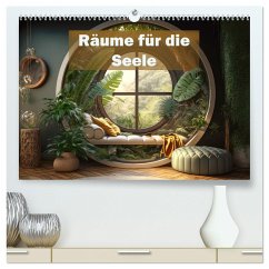 Räume für die Seele (hochwertiger Premium Wandkalender 2025 DIN A2 quer), Kunstdruck in Hochglanz - Calvendo;Brunner-Klaus, Liselotte