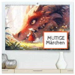 Mutige Märchen (hochwertiger Premium Wandkalender 2025 DIN A2 quer), Kunstdruck in Hochglanz
