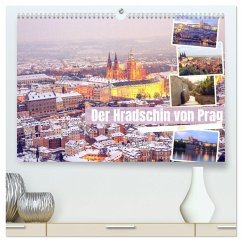 Der Hradschin von Prag (hochwertiger Premium Wandkalender 2025 DIN A2 quer), Kunstdruck in Hochglanz