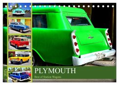 PLYMOUTH - Best of Station Wagons (Tischkalender 2025 DIN A5 quer), CALVENDO Monatskalender