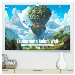 Zauberhafte Anime Welt (hochwertiger Premium Wandkalender 2025 DIN A2 quer), Kunstdruck in Hochglanz