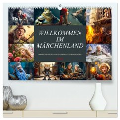 Willkommen im Märchenland (hochwertiger Premium Wandkalender 2025 DIN A2 quer), Kunstdruck in Hochglanz