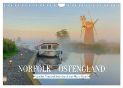 Norfolk - Ostengland: Von der Nordseeküste durch das Marschland (Wandkalender 2025 DIN A4 quer), CALVENDO Monatskalender - Calvendo;Kruse, Joana