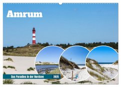 Amrum - Das Paradies in der Nordsee (Wandkalender 2025 DIN A2 quer), CALVENDO Monatskalender