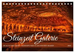 Steinzeit Galerie (Tischkalender 2025 DIN A5 quer), CALVENDO Monatskalender