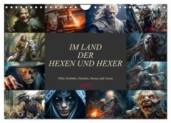 Im Land der Hexen und Hexer (Wandkalender 2025 DIN A4 quer), CALVENDO Monatskalender - Calvendo;Meutzner, Dirk