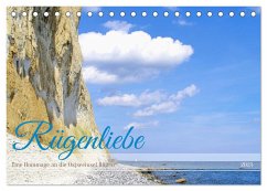 Rügenliebe - Eine Hommage an die Ostseeinsel Rügen (Tischkalender 2025 DIN A5 quer), CALVENDO Monatskalender
