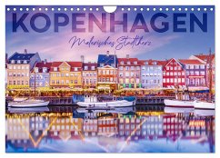KOPENHAGEN Malerisches Stadtherz (Wandkalender 2025 DIN A4 quer), CALVENDO Monatskalender
