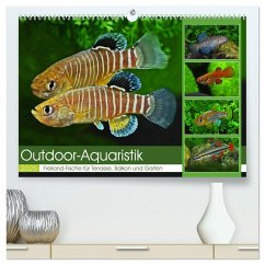 Outdoor-Aquaristik (hochwertiger Premium Wandkalender 2025 DIN A2 quer), Kunstdruck in Hochglanz