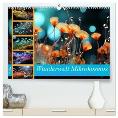 Wunderwelt Mikrokosmos (hochwertiger Premium Wandkalender 2025 DIN A2 quer), Kunstdruck in Hochglanz