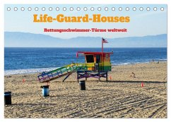 Life-Guard-Houses (Tischkalender 2025 DIN A5 quer), CALVENDO Monatskalender - Calvendo;Gillner, M.