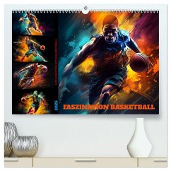 Faszination Basketball (hochwertiger Premium Wandkalender 2025 DIN A2 quer), Kunstdruck in Hochglanz