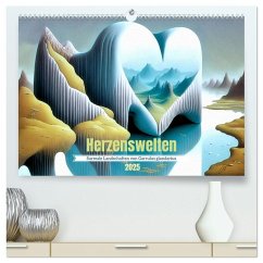 Herzenswelten (hochwertiger Premium Wandkalender 2025 DIN A2 quer), Kunstdruck in Hochglanz