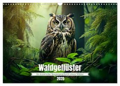 Waldgeflüster - ein kunstvoller Spaziergang durch unsere Wälder (Wandkalender 2025 DIN A3 quer), CALVENDO Monatskalender