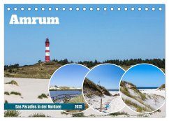 Amrum - Das Paradies in der Nordsee (Tischkalender 2025 DIN A5 quer), CALVENDO Monatskalender