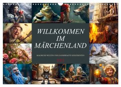 Willkommen im Märchenland (Wandkalender 2025 DIN A3 quer), CALVENDO Monatskalender