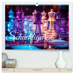 Schachfiguren in Freizeitkleidung (hochwertiger Premium Wandkalender 2025 DIN A2 quer), Kunstdruck in Hochglanz - Calvendo;Waurick, Kerstin