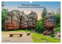 Zittauer Gebirge-Urlaubsromantik und Wanderparadies (Wandkalender 2025 DIN A3 quer), CALVENDO Monatskalender - Calvendo;Männel, Ulrich