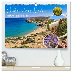 Unberührte Natur im Osten Kretas (hochwertiger Premium Wandkalender 2025 DIN A2 quer), Kunstdruck in Hochglanz