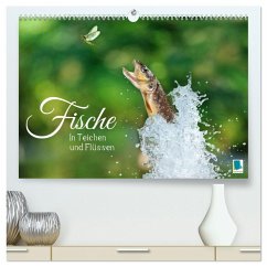 Fische in Teichen und Flüssen (hochwertiger Premium Wandkalender 2025 DIN A2 quer), Kunstdruck in Hochglanz - Calvendo