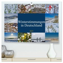 Winterstimmungen in Deutschland (hochwertiger Premium Wandkalender 2025 DIN A2 quer), Kunstdruck in Hochglanz - Calvendo;Meisenzahl, Jessica