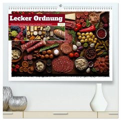 Lecker Ordnung (hochwertiger Premium Wandkalender 2025 DIN A2 quer), Kunstdruck in Hochglanz - Calvendo;Waurick, Kerstin