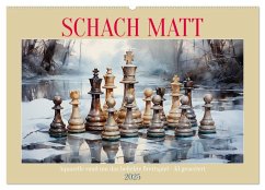 Schach Matt (Wandkalender 2025 DIN A2 quer), CALVENDO Monatskalender - Calvendo;Illgen, Cathrin