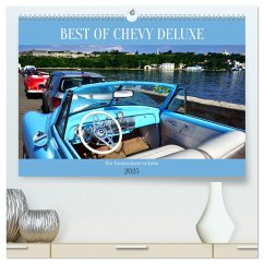 Best of Chevy DeLuxe - Ein Traumcabrio in Kuba (hochwertiger Premium Wandkalender 2025 DIN A2 quer), Kunstdruck in Hochglanz - Calvendo;Löwis of Menar, Henning von