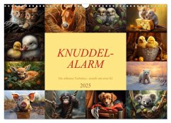 Knuddel-Alarm (Wandkalender 2025 DIN A3 quer), CALVENDO Monatskalender