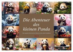 Die Abenteuer des kleinen Panda (Wandkalender 2025 DIN A3 quer), CALVENDO Monatskalender