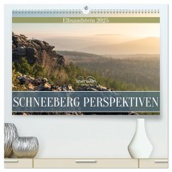 Schneeberg Perspektiven - Elbsandstein (hochwertiger Premium Wandkalender 2025 DIN A2 quer), Kunstdruck in Hochglanz