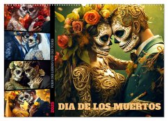 Dia de los Muertos - Feier des Lebens und des Todes (Wandkalender 2025 DIN A2 quer), CALVENDO Monatskalender