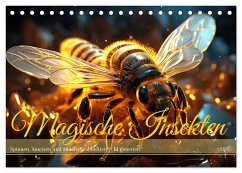 Magische Insekten (Tischkalender 2025 DIN A5 quer), CALVENDO Monatskalender