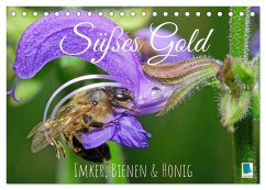 Süßes Gold: Imker, Bienen & Honig (Tischkalender 2025 DIN A5 quer), CALVENDO Monatskalender